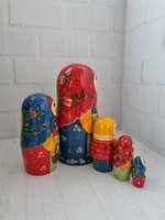 Матрёшка "с курочкой" традиция 15см 5мест