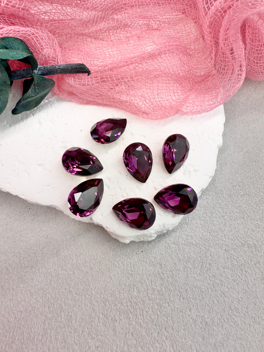 Капля Drop 14*10 мм, Amethyst