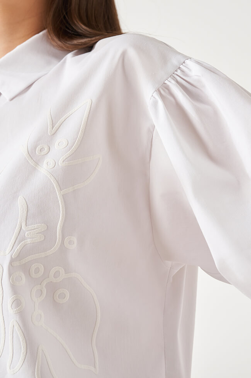 22824 Блузка женская (белый)