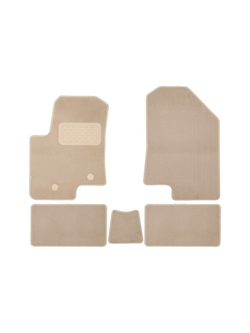 Коврики в салон для CHANGAN CS35Plus 2021-, кроссовер, 5 шт (текстиль, бежевые) KLEVER0409200722112KH