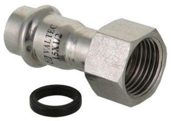 Муфта с накидной гайкой нерж. сталь 22х3/4" VTi.908.I.002205