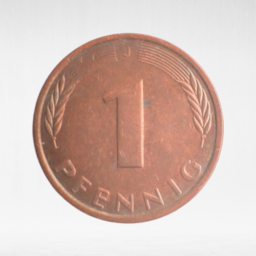 Germany, 1 Pfennig, 1983, (Hamburg Mint - "J"), VF