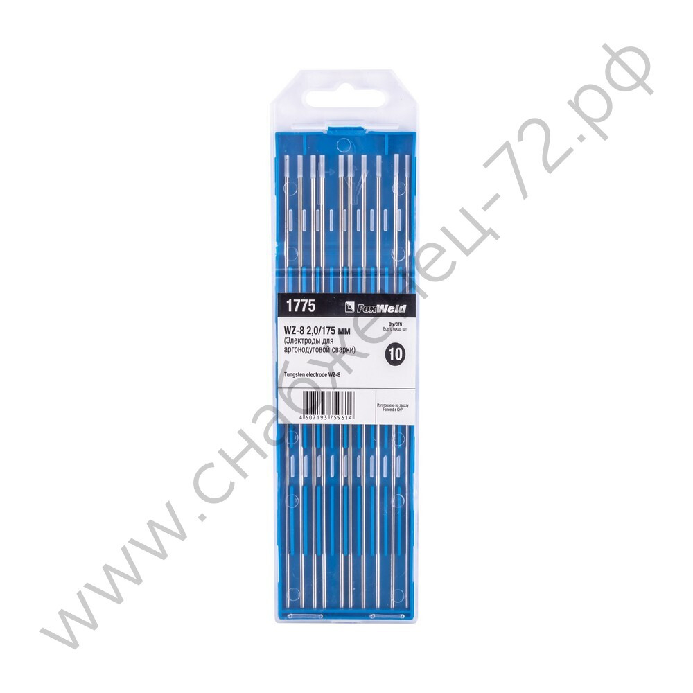 Вольфрамовый электрод WZ-8 2,0мм / 175мм (1шт.) FoxWeld