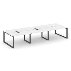 Style Project Рабочая станция двухсторонняя SN-59O.DRS-074 Белый/Металл Антрацит/Черный Заглушка 474