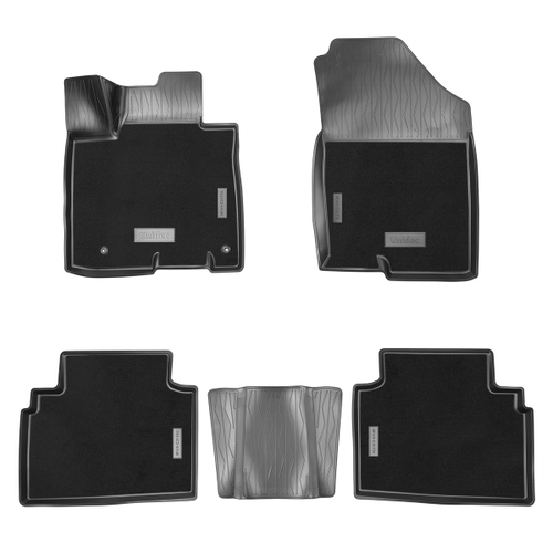 Ковры в салон Norplast/Unidec для Hyundai Tucson IV (2021-), Черный, 5 штук, арт.NPA11-C31-734-CM