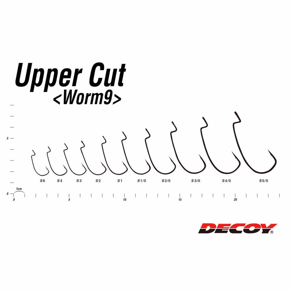Крючок Decoy Worm 9 Upper Cut