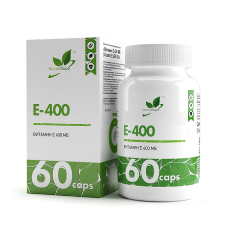 БАД "Витамин Е 400 МЕ" (Naturalsupp) 60 капс.