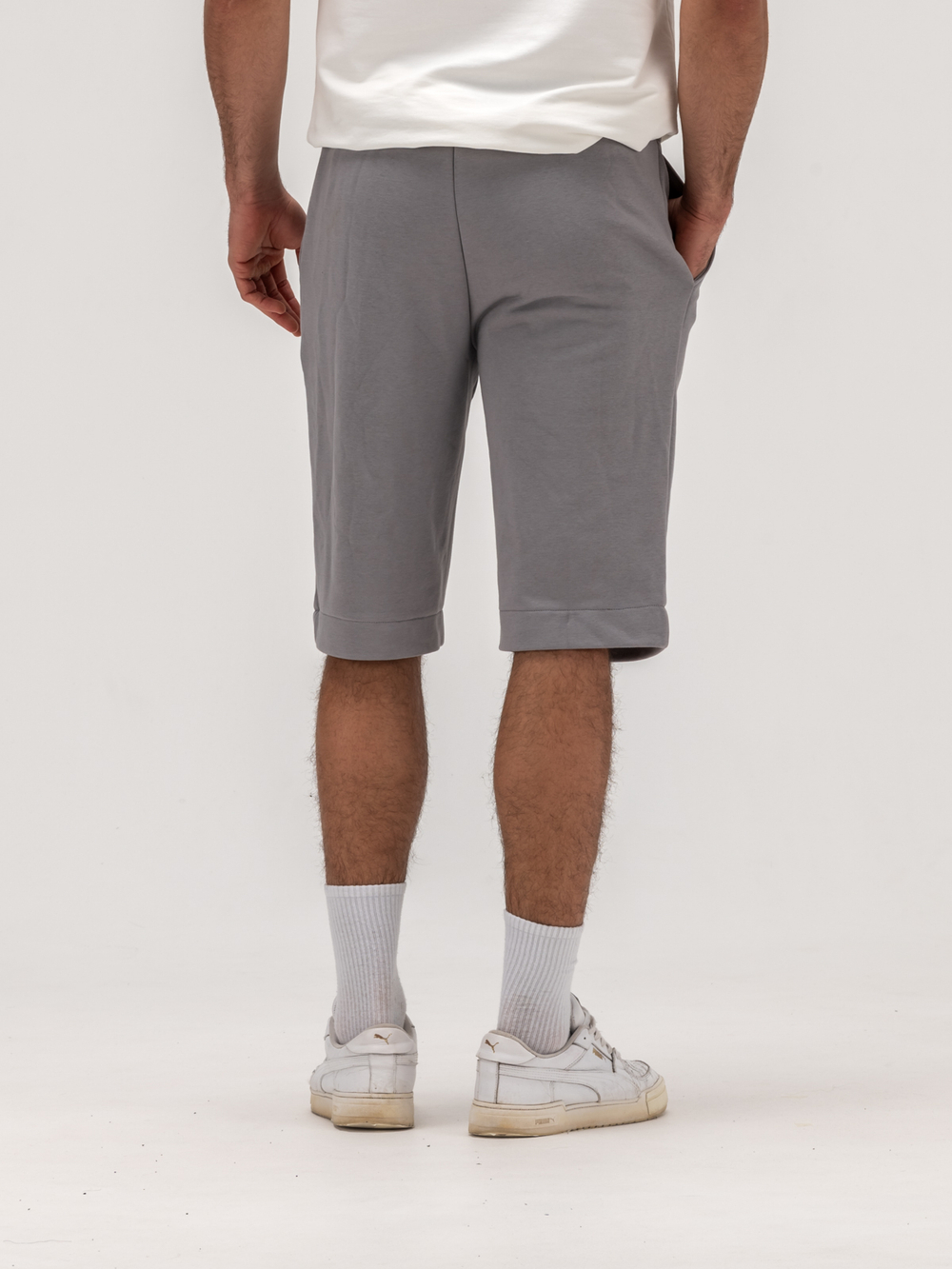 Шорты мужские трикотажные. Грей