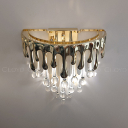 Бра Cloyd CAPULETTI W2 / выс. 32 см - золото (арт.20335)