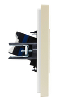 FORTE&PIANO Розетка компьютерная RJ45 кат.6 FP431 ваниль IEK