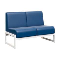 Module Диван двухместный MD.D2 Oregon 03/Металл Белый 1255*700*800