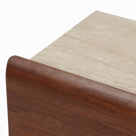 ТВ-Тумба Eirin 180х42 см, керамика, шпон ореха