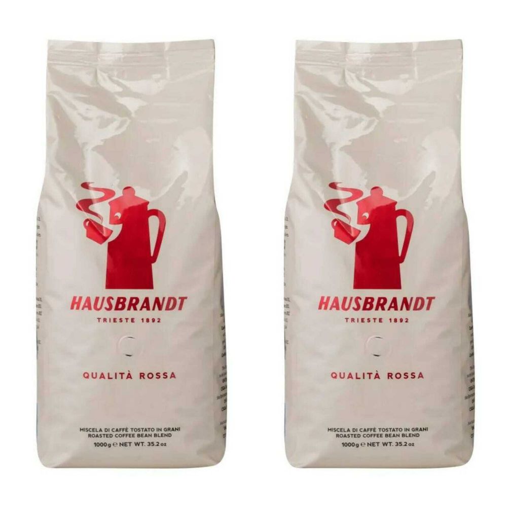 Кофе в зернах Hausbrandt Rossa 1000 г, 2 шт