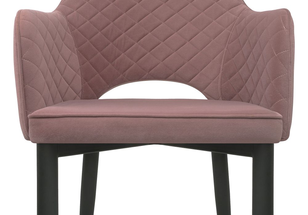 Стул на металлокаркасе Vener light purple / black