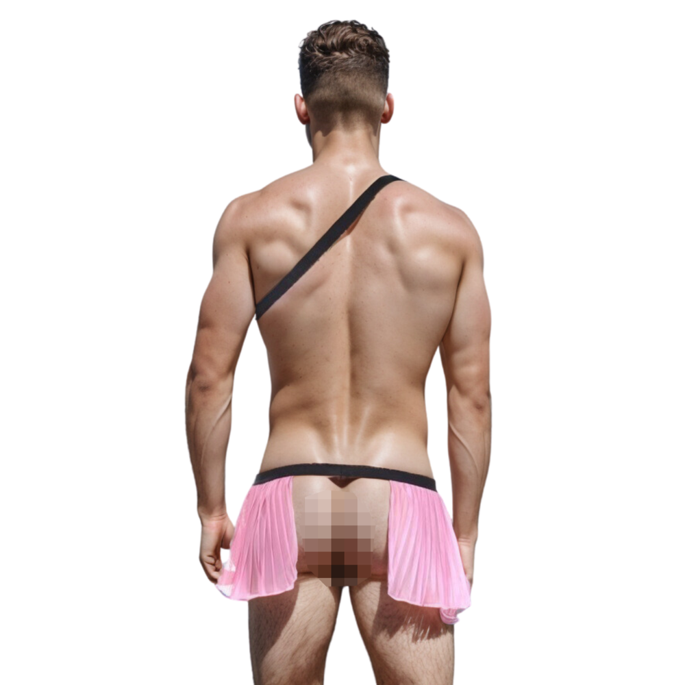 Мужской костюм "Охотник" 2 в 1: юбка, наплечник LaBlinque LB15442