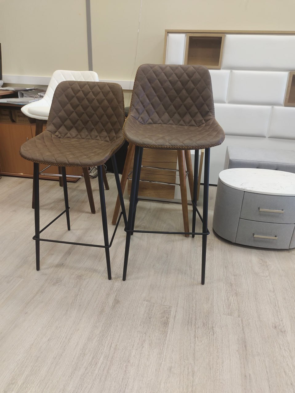 Барный стул CQ-8397A коричневый 2075