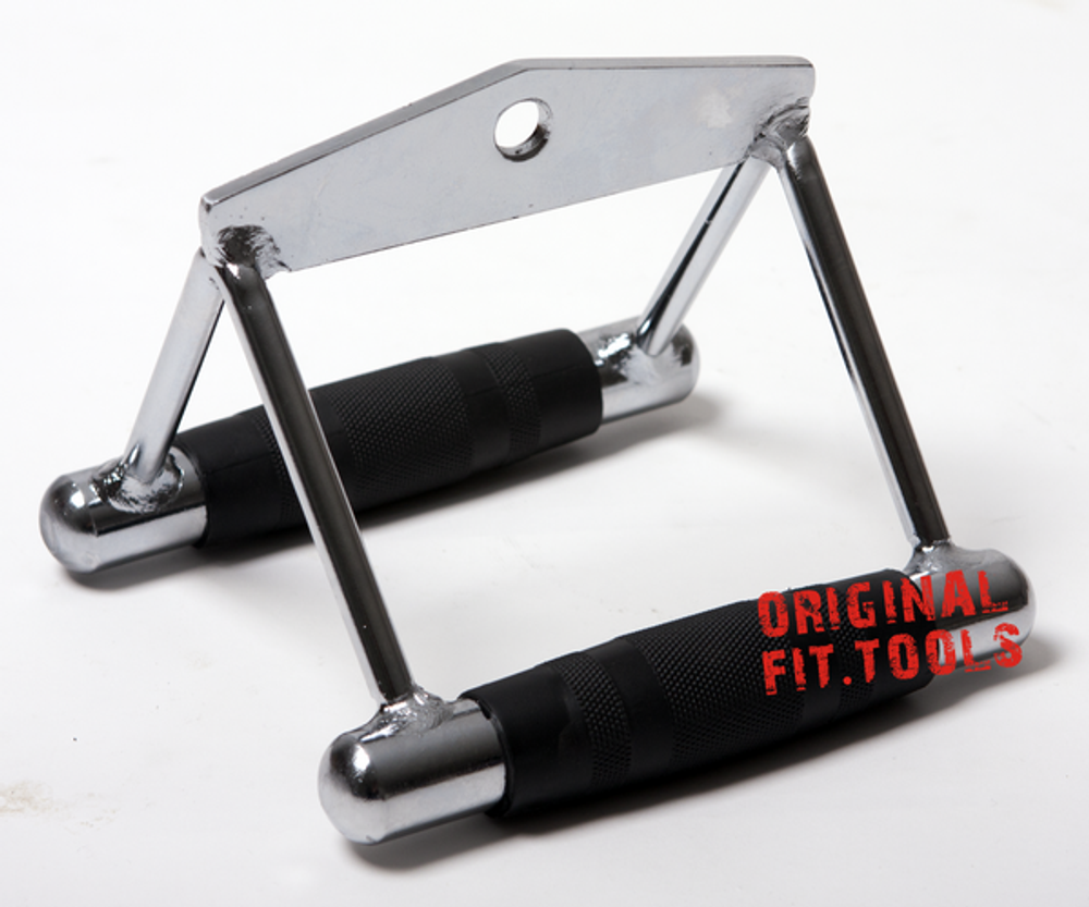 Рукоятка для тяги к животу (узкий параллельный хват) обрезиненная