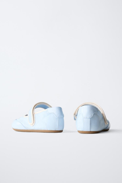 ZARA СПОРТИВНЫЕ БАЛЕТКИ, СИНИЙ