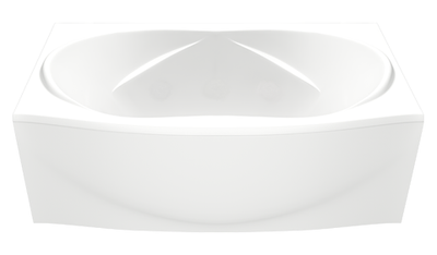 Ванна акриловая BAS Фиеста 1940х1005 с каркасом