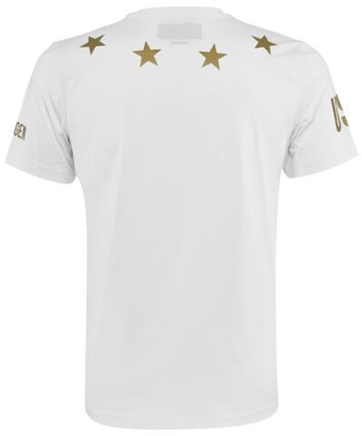 Футболка для мальчика теннисная Hydrogen Optical Tee Kids - white/black