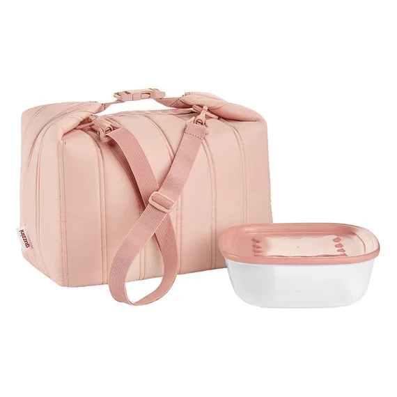 Набор из термосумки и контейнера handy bio, 3 л, розовый