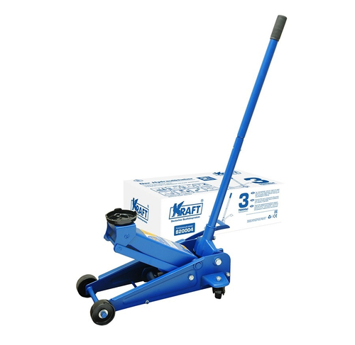 Домкрат подкатной (3т) Kraft с педалью