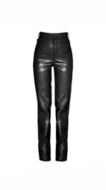 PANTS BLACK LEATHER
