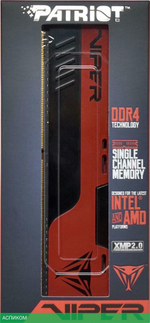 Оперативная память Patriot Viper Elite II 8GB PC4-25600 (PVE248G320C8)