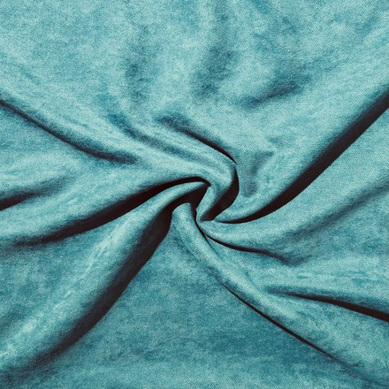 Штора из канвас-велюра темно-бирюзовая 200*270 см