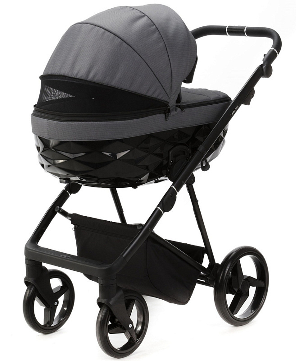 Детская коляска Adamex Quantum 2 в 1 Q-TK57 TIP (Т.СЕРЫЙ)