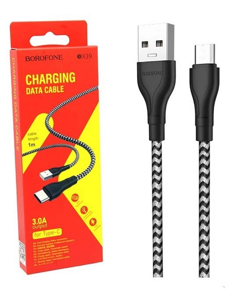 Кабель USB - TypeC BOROFONE BX39 (черный) 1м