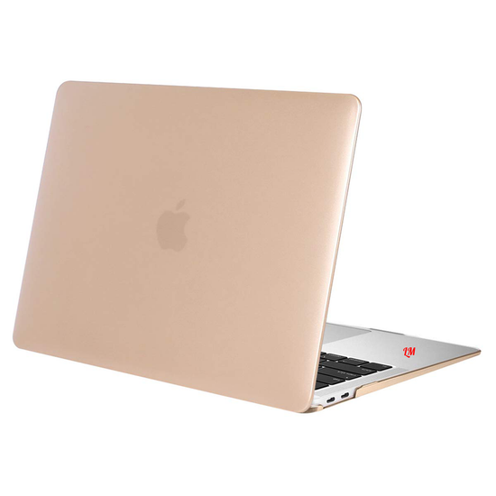 Защитный чехол-накладка Case для Apple MacBook New Air 13"  (2020г.) Золотая матовая