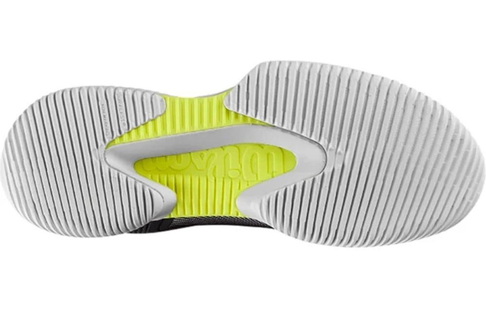 Теннисные кроссовки Wilson Kaos Rapide SFT - white/black/safety yellow - White Black Multikolor Yellow