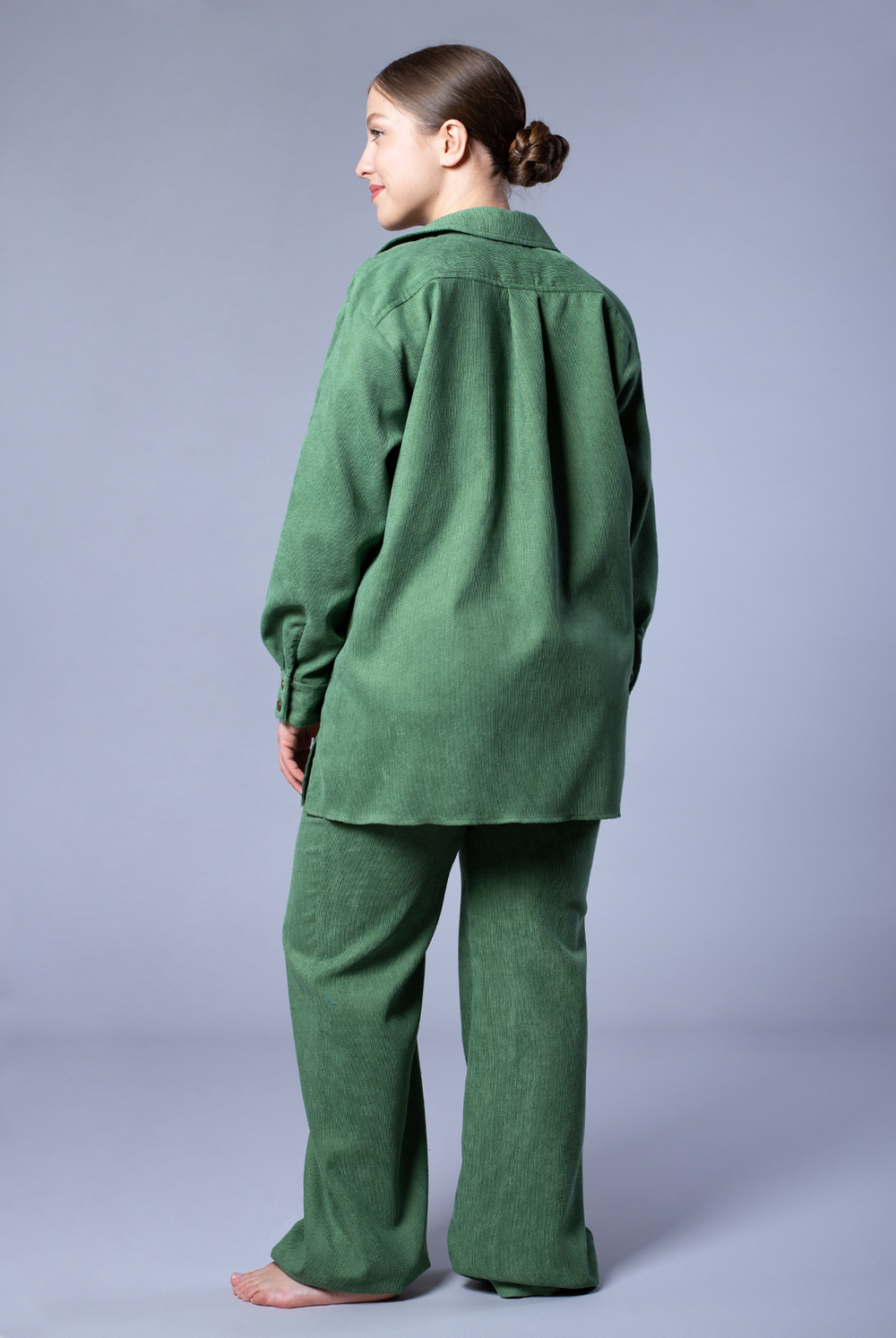 Блузка женская 3615зпб, Папоротник #319Пап093615зп