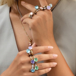 Кольцо Qudo FIRENZE 16.5 (G) Aquamarine 107001/40-6002 16.5 размер 16,5