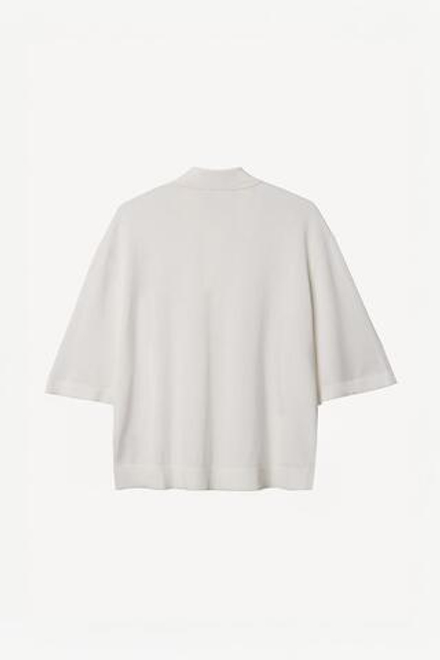 ZARA X WILLY CHAVARRIA ТРИКОТАЖНОЕ ПОЛО, ЭКРЮ