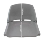Кресло Easterner пластик. складное (Gray) для лодок
