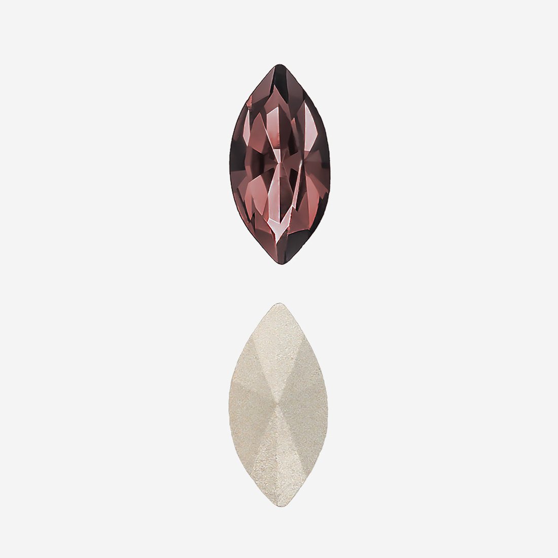 Кристалл Маркиз (Marquise Fancy Stone), оттенок "Бургунди"/"Burgundy", 10*5мм