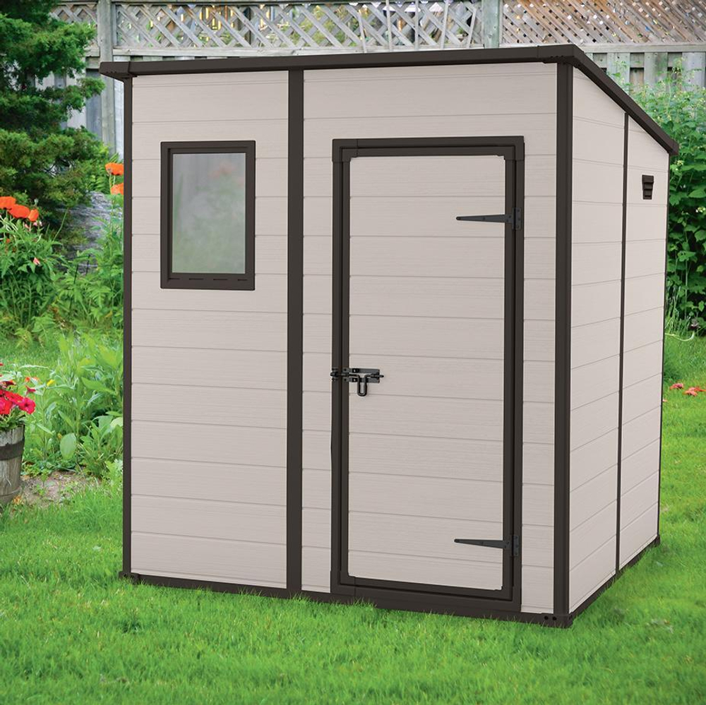 Пластиковый сарай Keter Manor Pent 6x6 beige