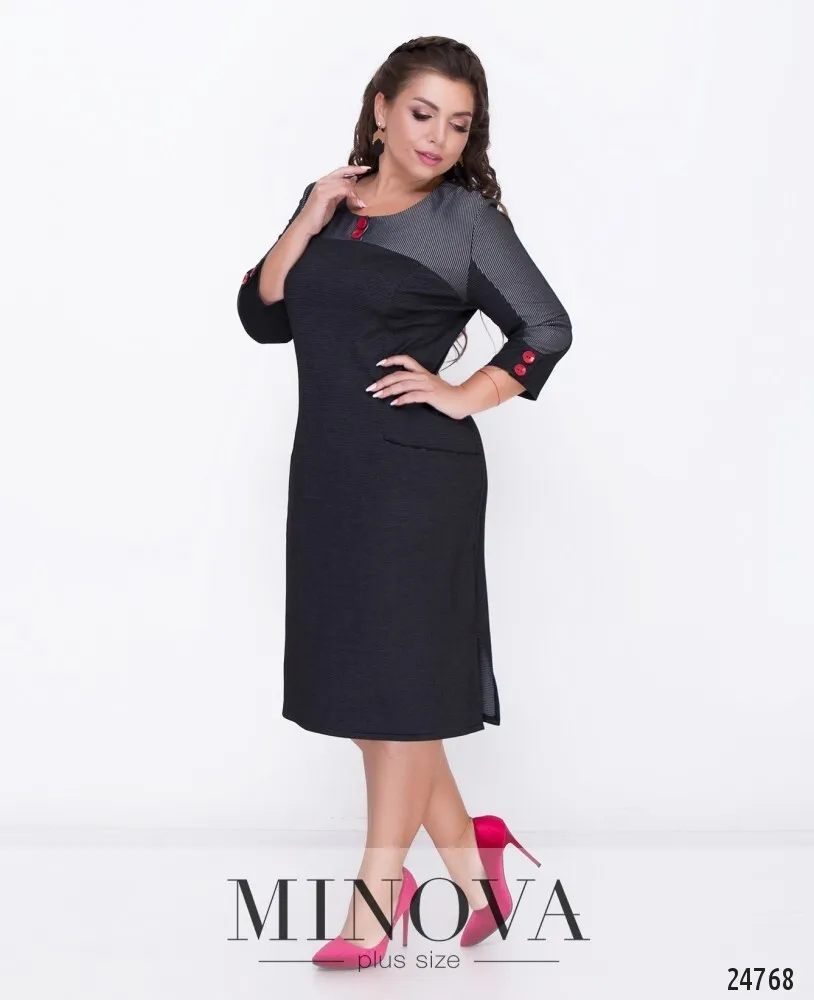 Платье 309-черный Minova