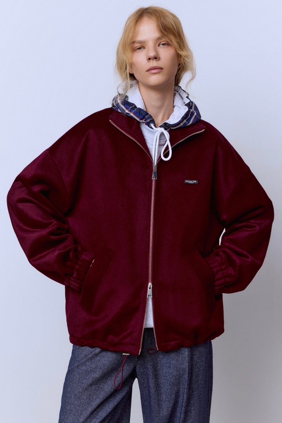 Бомбер из шерсти премиум