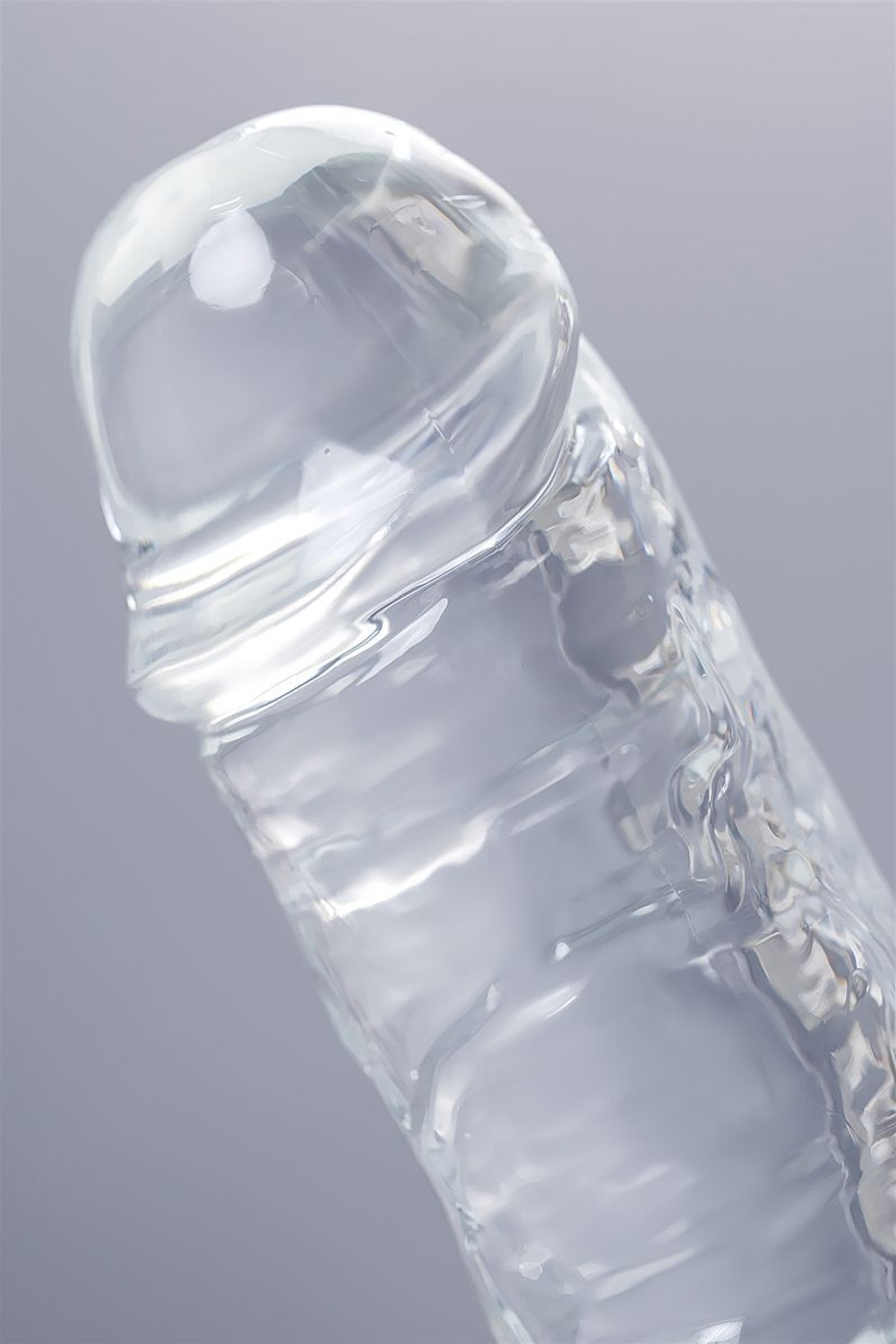 Прозрачный фаллоимитатор Chard - 18 см. (Цвет: прозрачный)