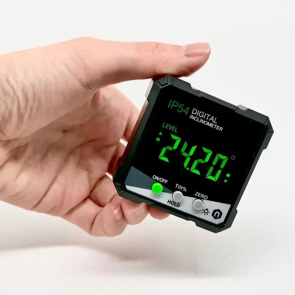 Угломер электронный магнитный IP 54, строительный уровень, измеритель углов с магнитным основанием для заточки ножей
