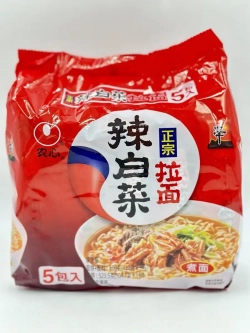 Лапша Nongshim Kimchi Ramen со вкусом кимчи, 5шт по 120гр.