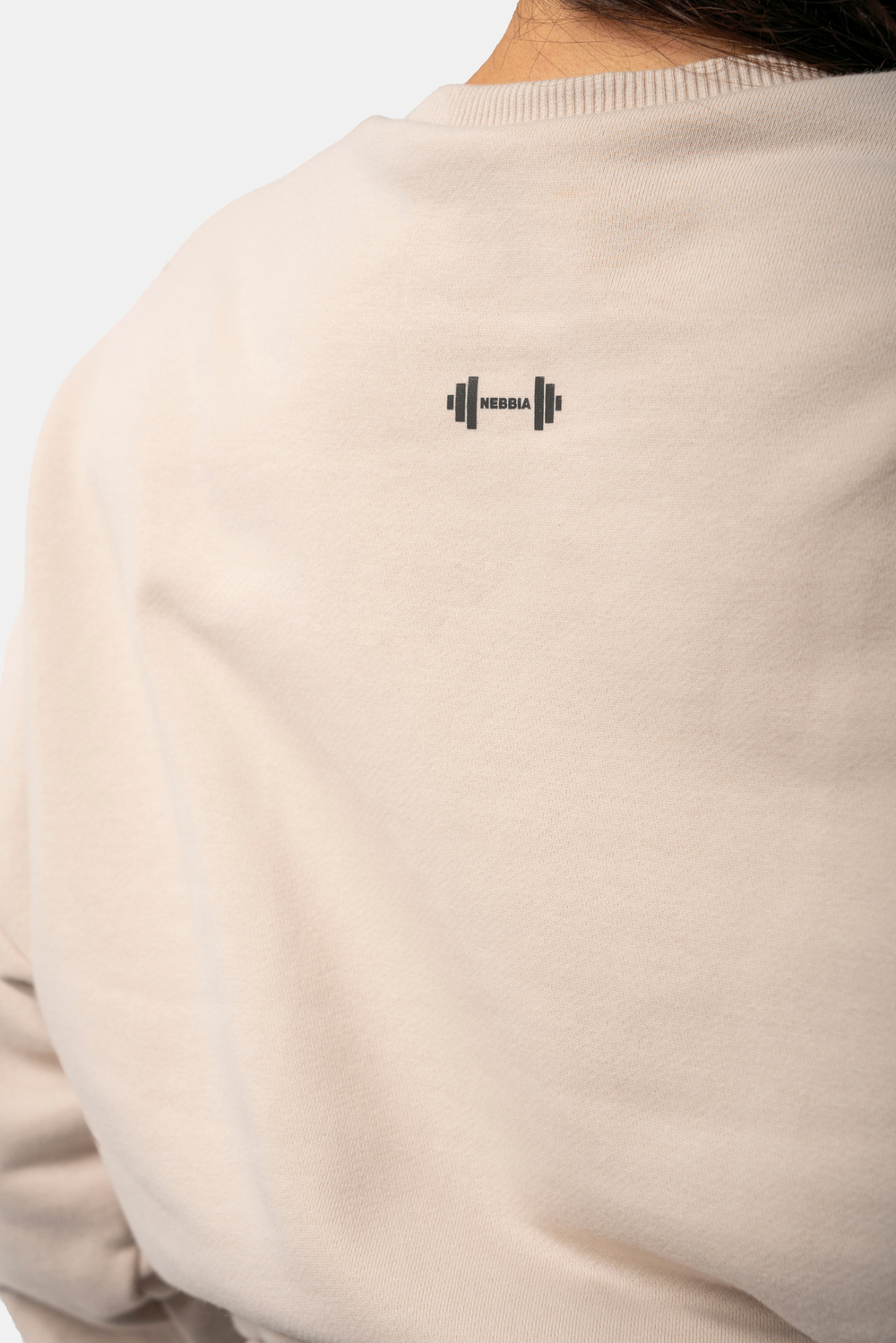Худи LOOSE FIT SWEATSHIRT "FEELING GOOD" 420 Кремовая