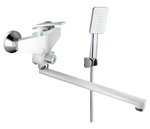 333541-F Смеситель од. для ванны дл. (бел./хром) ViEiR (10/1шт)