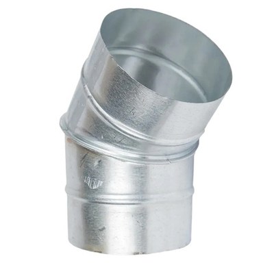 Отвод оцинкованный D150 мм 45°