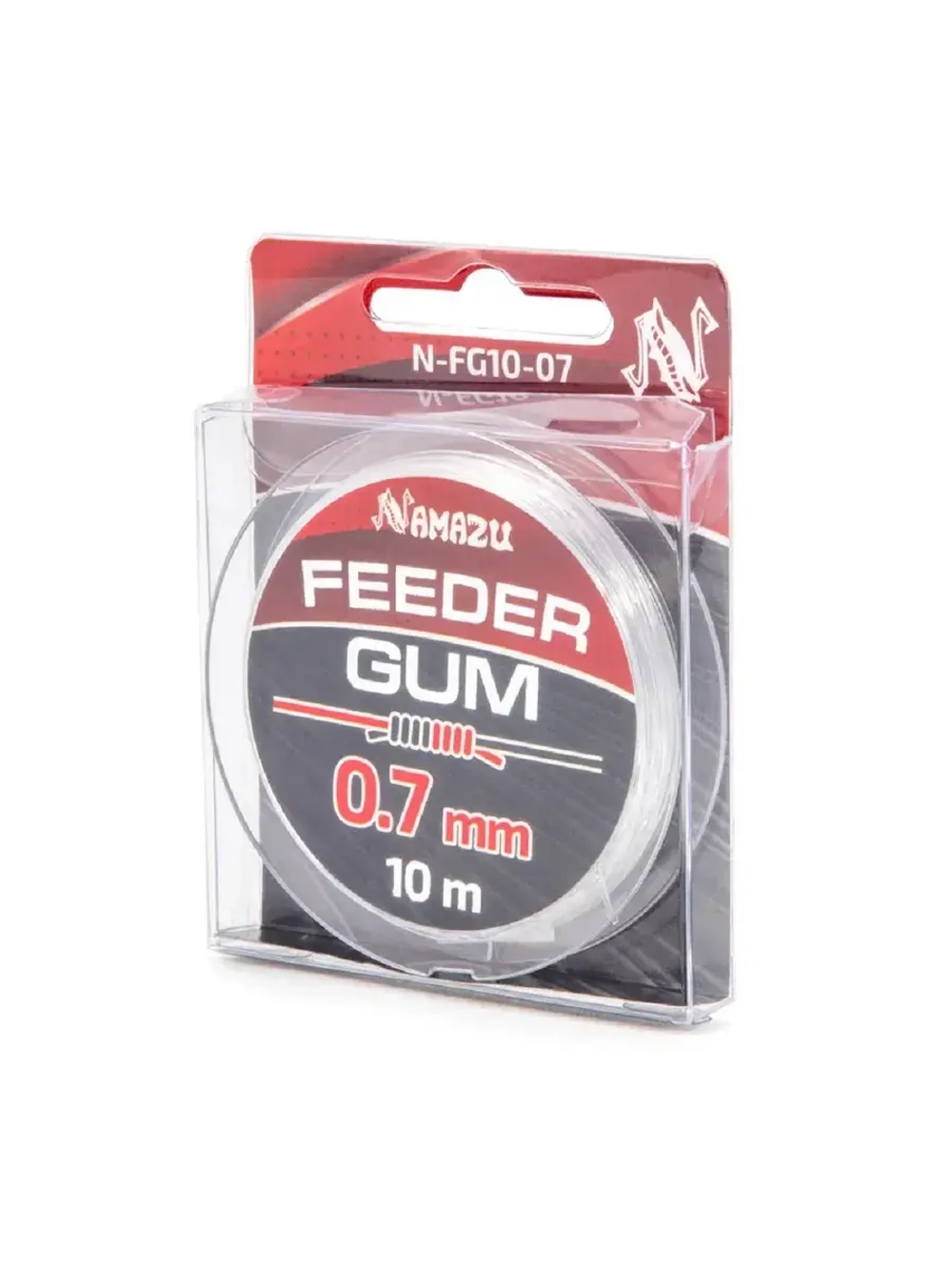 Фидергам FEEDER GUM, L-10 м прозрачный