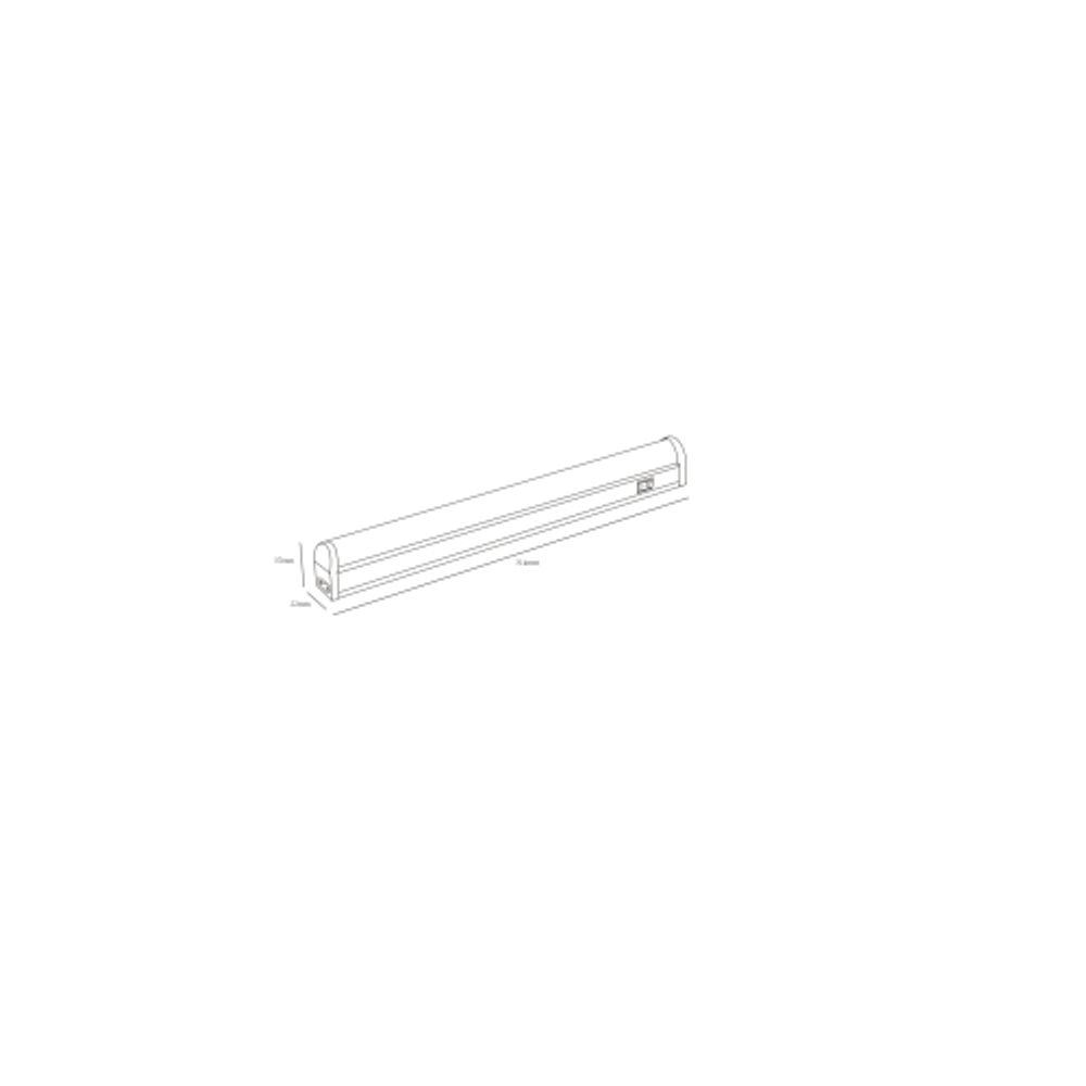 Линейный светодиодный светильник ЭРА LLED-02-04W-4000-MS-W 4Вт 4000K L314мм с датчиком движения и освещения | Бытовые светодиодные линейные светильники