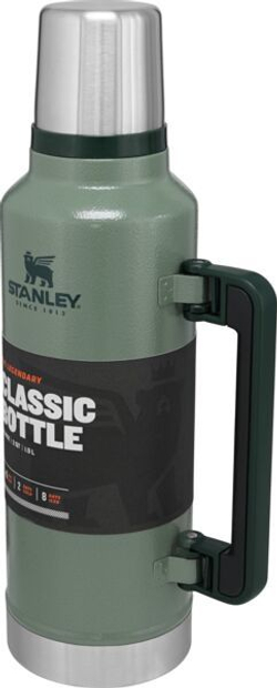 Термос Stanley Classic (1,9 литра), темно-зеленый